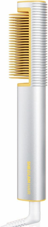 SHEGLAM Cepillo Alisador de Cabello Iónico 3D con peine térmico de...