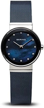 Bering Reloj Movimiento Cuarzo Mujer - Colección Clásica con Acero Inoxidable y Cristal de Zafiro 10126-XXX