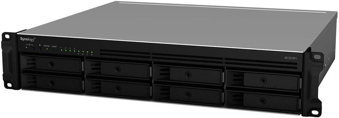 Synology RackStation RS1221RP+ de 8 bahías (sin disco)