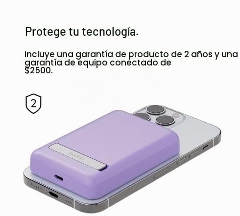 Belkin Cargador portátil, banco de energía inalámbrico de 5000 mAh,...
