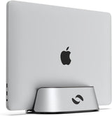 HumanCentric Soporte vertical para laptop en aluminio plateado, sop...