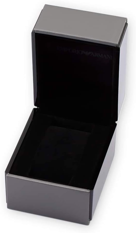 Emporio Armani Reloj de vestir para mujer con correa de acero inoxidable