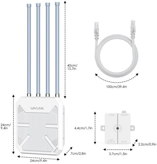 WAVLINK 2026 AX3000 WiFi 6 Puntos de Acceso Inalámbricos
