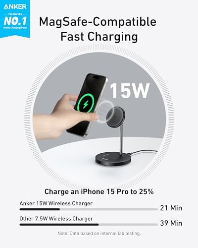 Anker Cargador portátil magnético 621 (MagGo), banco de energía ina...