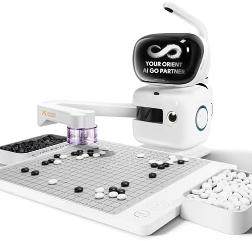 Sense Robot Go Profesional – Tablero inteligente de Go AI con brazo robótico, AI de 23 niveles para todos los niveles de habilidad, duelo Apex, revisión de juego en tiempo real, actualizaciones Wi-Fi