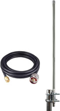 Signalplus Antena de fibra de vidrio de 1090MHz ADS-B Antena-Omni 12dbi 45 pulgadas con cable SMA de 32.8 pies para aviación