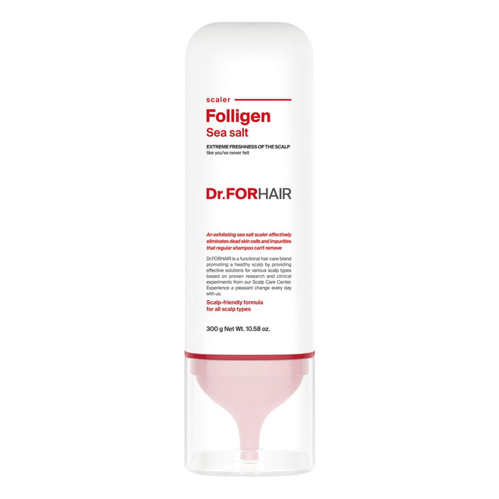 Dr.FORHAIR Folligen Sea Salt Scaler Biotin Scaler - Exfoliante para...
