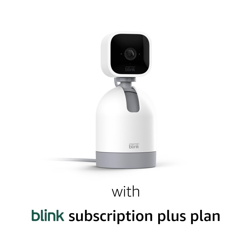 Blink Mini Pan-Tilt Camera With 1-Year Plus Subscription| Rotating...