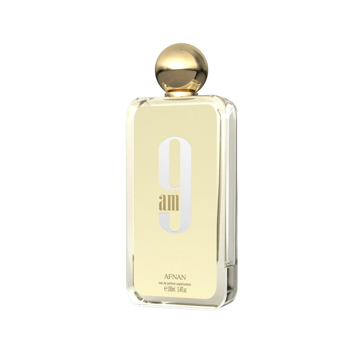 Afnan 9 AM Pour Femme Eau De Parfum, 3.4 onzas