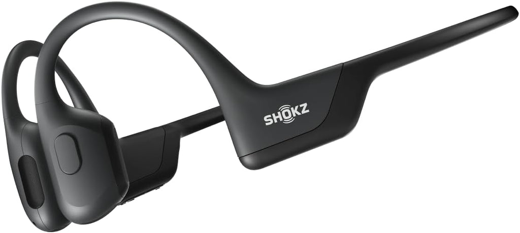 SHOKZ OpenRun Pro - Auriculares deportivos Bluetooth de conducción ósea, Negro, Moderno