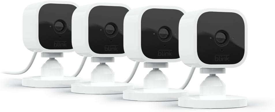 Blink Mini - Cámara de seguridad inteligente compacta, conectable,...