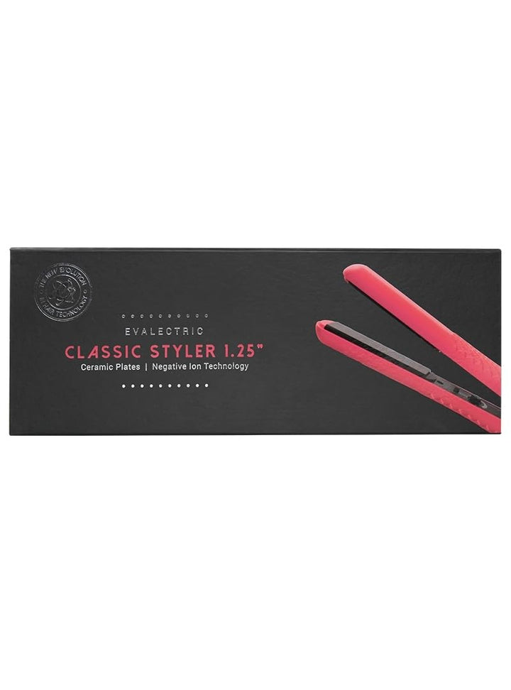 Evalectric Classic Styler - Plancha plana de cerámica de 1.25 pulga...