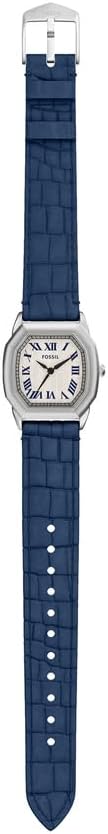 Fossil Reloj Harlow para mujer, movimiento de tres manecillas de cuarzo con correa de acero inoxidable o cuero