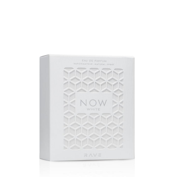 Lattafa Rave Now White Eau de Parfum en Spray para Unisex, 3.4 onzas