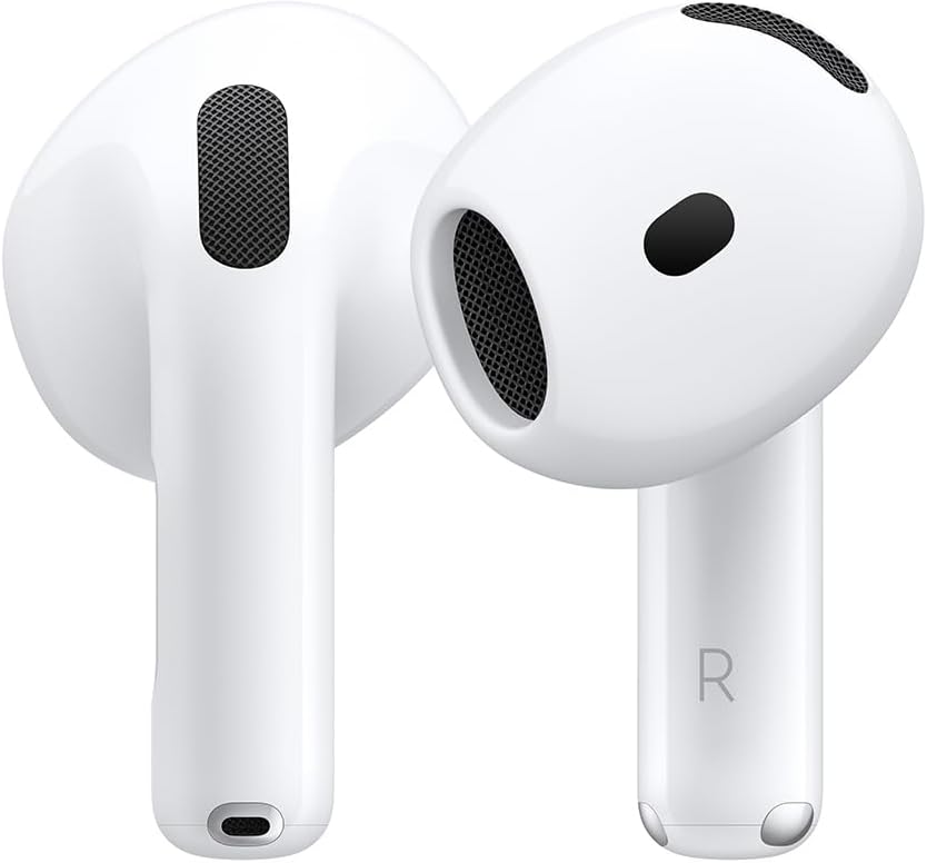 Apple Auriculares inalámbricos AirPods 4, auriculares Bluetooth, co...