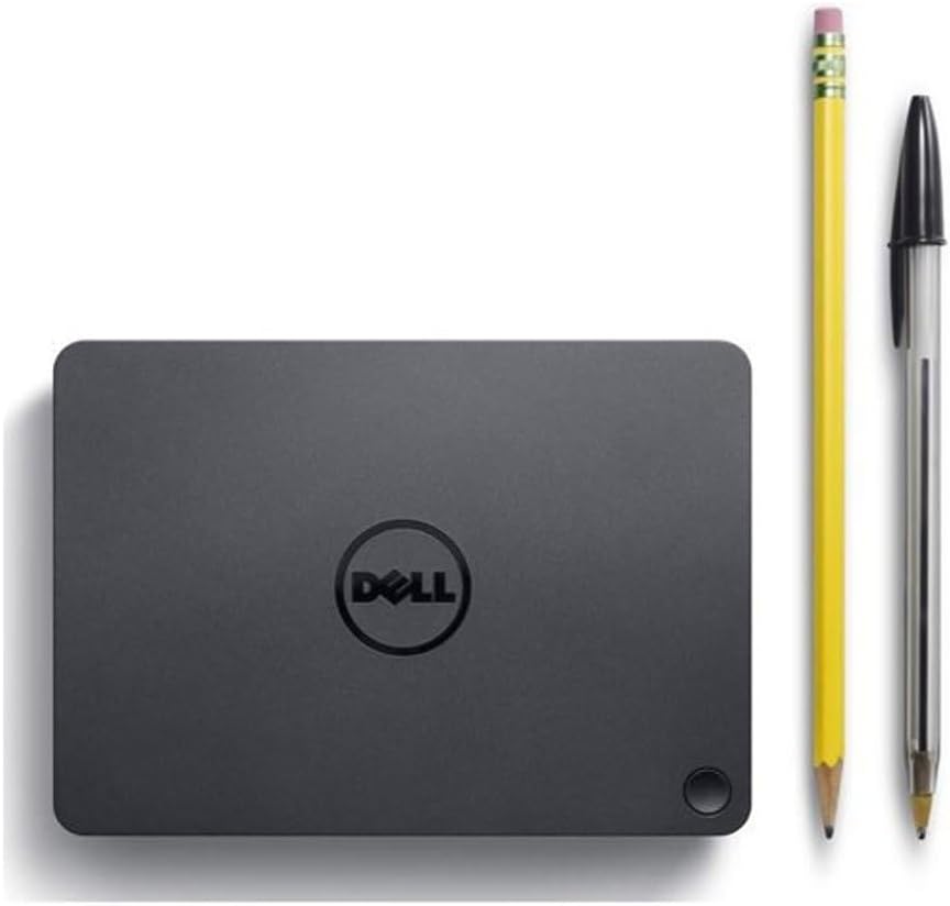 Replicador de puertos universal DELL, USB 3.0, de triple pantalla, UltraHD (D3100), Negro