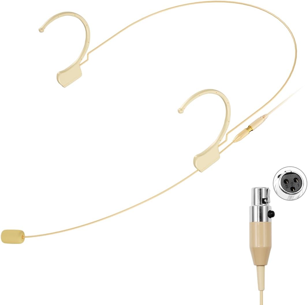 KIMAFUN Auriculares\/Micrófono de Diadema Profesional Earset Sobre...