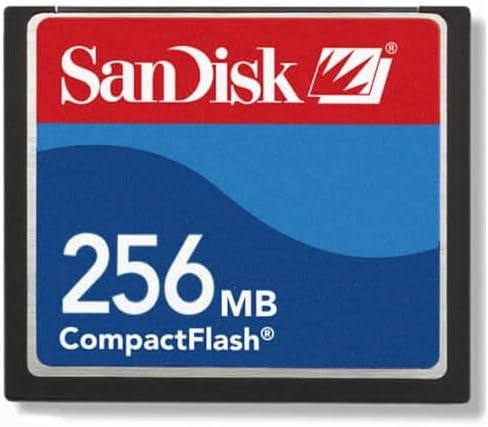 Tarjeta Sandisk 24x CompactFlash de 256 MB de grado estándar