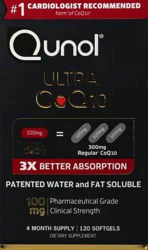 Qunol Cápsulas blandas CoQ10 de 100 mg Ultra CoQ10 100 mg