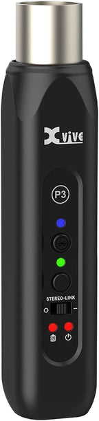 Xvive Receptor P3 Bluetooth XLR para mezclador de audio, PA activo, sistemas DJ