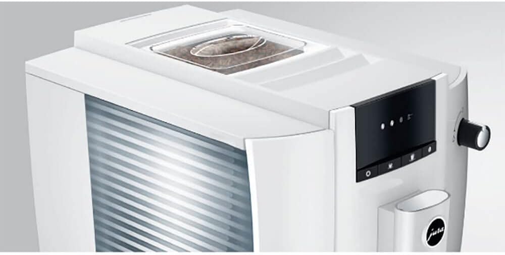 Jura Máquina de café automática blanca E4 Piano