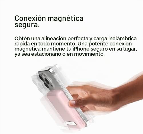 Belkin Cargador portátil, banco de energía inalámbrico de 5000 mAh,...