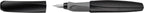 Pelikan Pluma estilográfica Twist 946806 con 1 cartucho de tinta, punta media, color negro, en caja