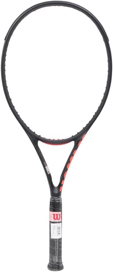 Wilson Clash 100L V3 Strung - Raqueta de tenis para adultos, tamaño de agarre de 2-4 1/4 pulgadas, ensartada con Sensation 16 Natural a media tensión de rango