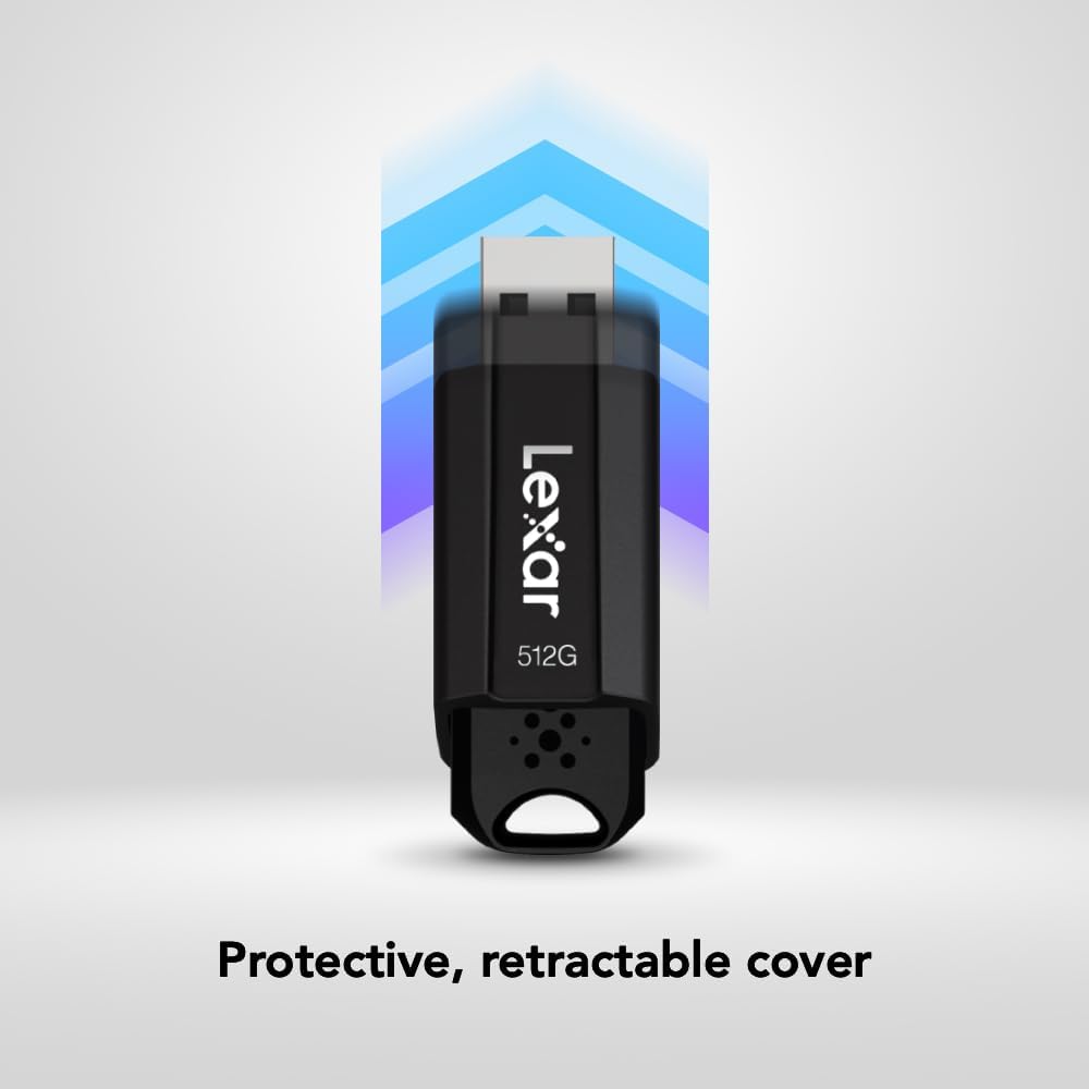 Lexar Unidad flash USB 3.2 Gen 1 JumpDrive S80 de 512 GB, almacenam...