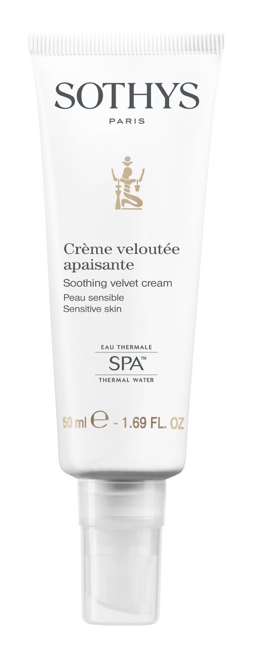 SOTHYS Crema de terciopelo calmante | Hidratante facial suave para...