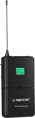 Phenyx Pro Transmisor PWB-5-561.6 de 561.6 MHz UHF Bodypack