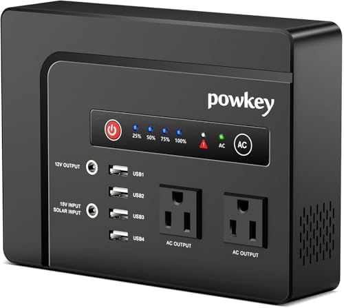 powkey Banco de energía portátil de 146 Wh y cargador portátil port...