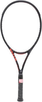 Wilson Clash 100L V3 Strung - Raqueta de tenis para adultos, tamaño de agarre de 2-4 1/4 pulgadas, ensartada con Sensation 16 Natural a media tensión de rango