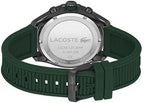 Reloj cronógrafo para hombre Lacoste Tiebreaker - pieza de moda premium, Verde