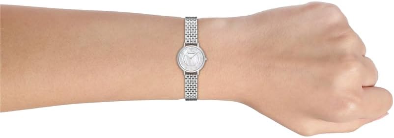 Emporio Armani Reloj de cuero de dos manos para mujer