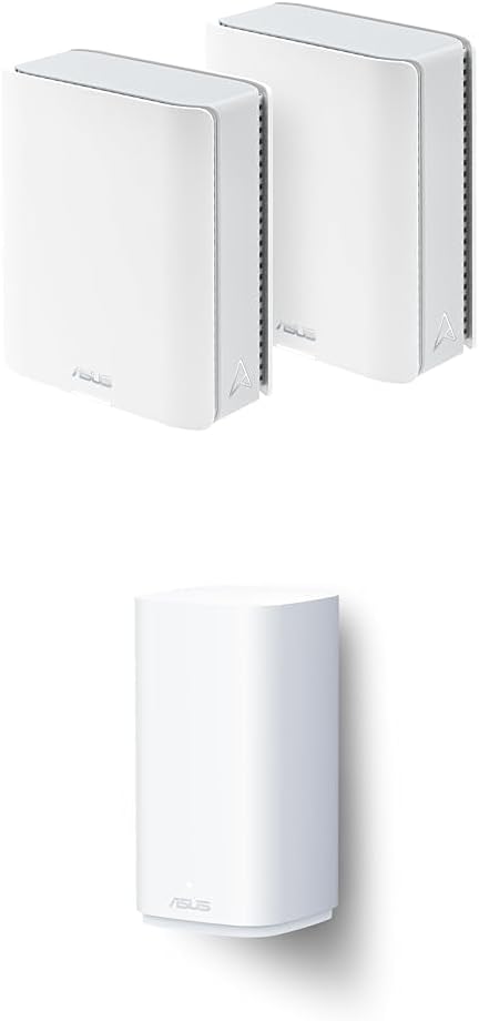 Paquete de malla ASUS BT10 Tri-Band WiFi 7, 18 Gbps, 6000 pies cuad...