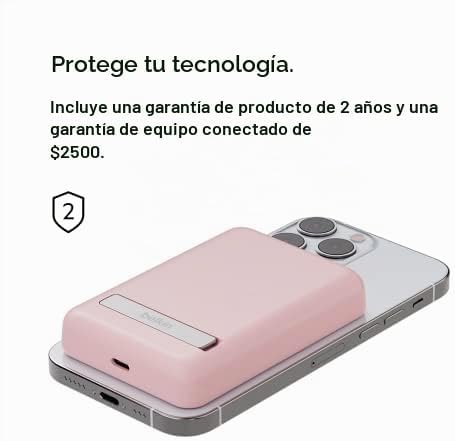 Belkin Cargador portátil, banco de energía inalámbrico de 5000 mAh,...