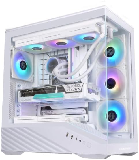 Lian Li V100 ATX Carcasa de PC de Torre Media, 4 x 120mm Ventilador...