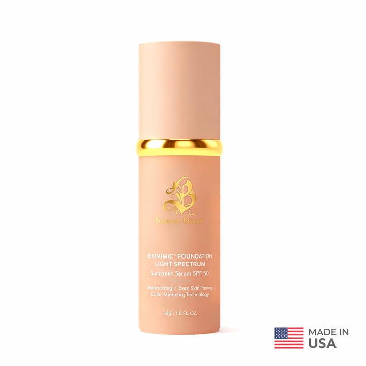 Base de maquillaje Bio Mimic Light Spectrum de Forever Bloom; Base...