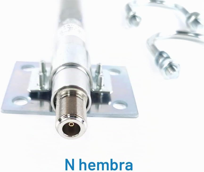 Signalplus Antena de fibra de vidrio de 1090MHz ADS-B Antena-Omni 12dbi 45 pulgadas con cable SMA de 32.8 pies para aviación