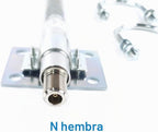 Signalplus Antena de fibra de vidrio de 1090MHz ADS-B Antena-Omni 12dbi 45 pulgadas con cable SMA de 32.8 pies para aviación