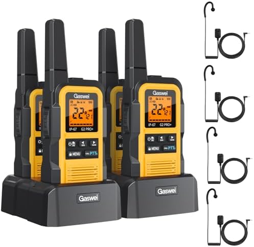 G2Pro+ walkie talkies de uso rudo IP67, radios bidireccionales