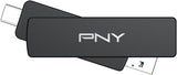 PNY Unidad flash OTG Duo Link V3 USB 3.2 Gen 2 Tipo-C y tipo A OTG...