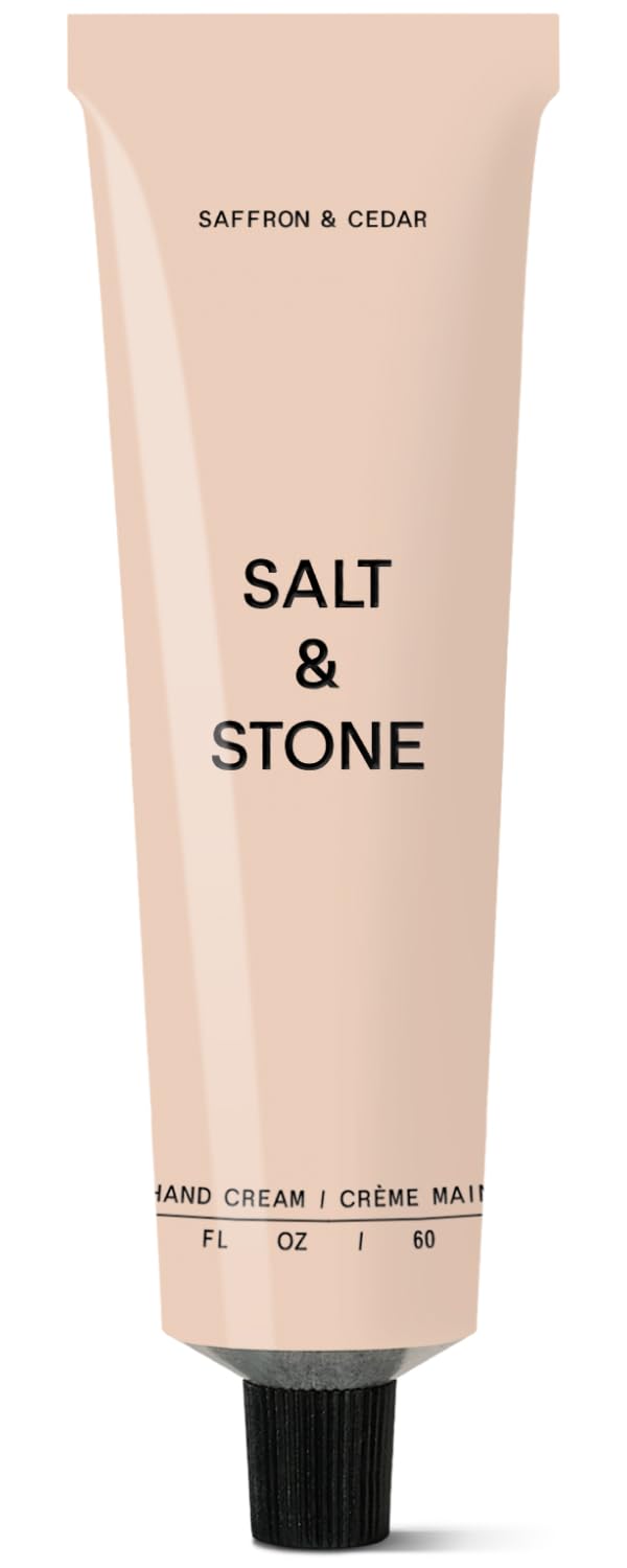 Salt &amp; Stone Crema de manos para mujeres y hombres, azafrán y c...