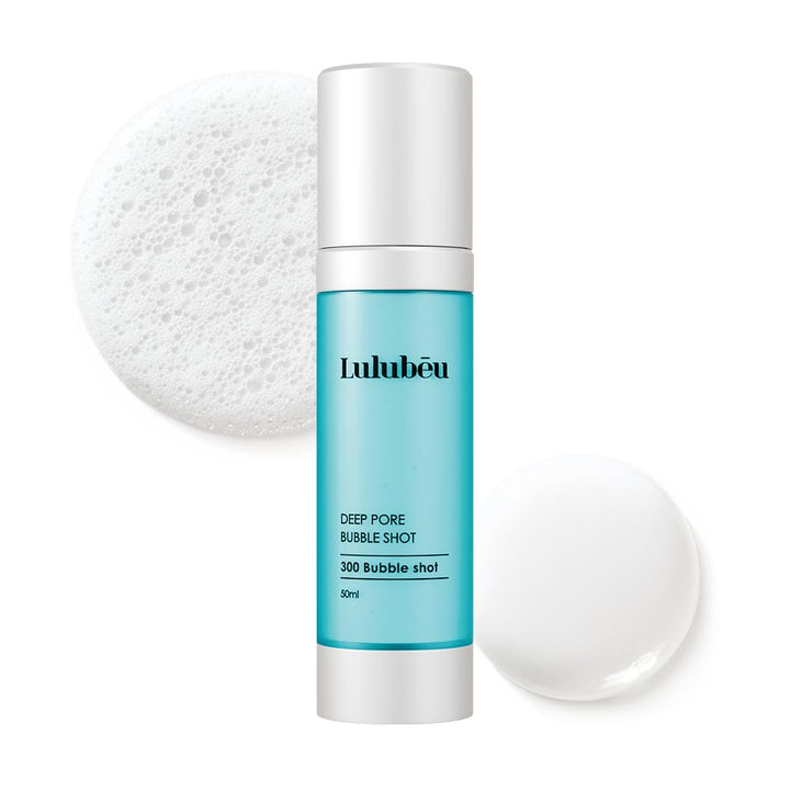 LULUBEU K-Beauty - Ampolla Deep Pore Bubble Shot, suero de preparac...