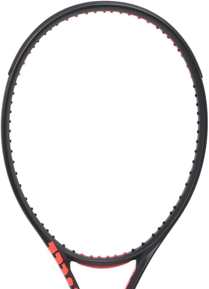 Wilson Clash 100L V3 Strung - Raqueta de tenis para adultos, tamaño de agarre de 2-4 1/4 pulgadas, ensartada con Sensation 16 Natural a media tensión de rango
