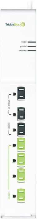 TS1104 APS de 7 tomacorrientes, 1080 julios, cable de 3 pies blanco