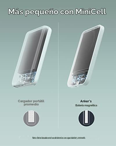 Anker Cargador portátil magnético 621 (MagGo), banco de energía ina...