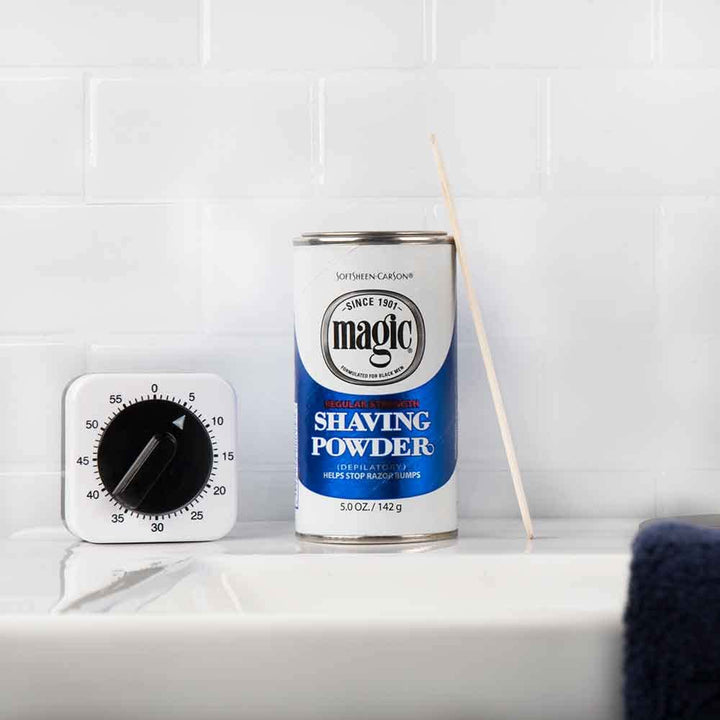 Magic Soft Sheen Carson Magic - Polvo de afeitar de fuerza regular,...