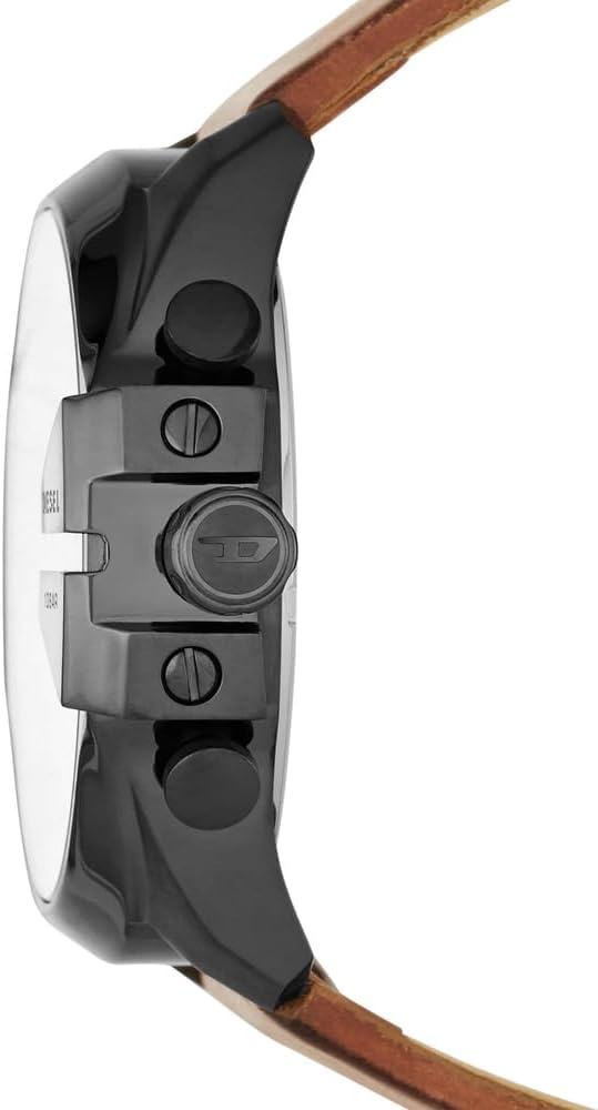 Diesel Mega Chief Reloj de acero inoxidable para hombre con movimiento analógico o digital